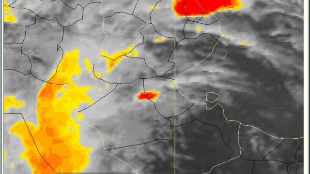 الليلة: تواصل نزول الأمطار الرعدية بهذه المناطق